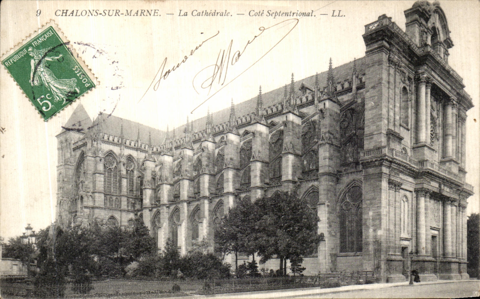 Chalons-sur-Marne — Die Kathedrale — Nordseite — LL.