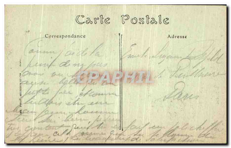 CPA Chalons Sur Marne Eglise Notre Dame Le Portail — Verso