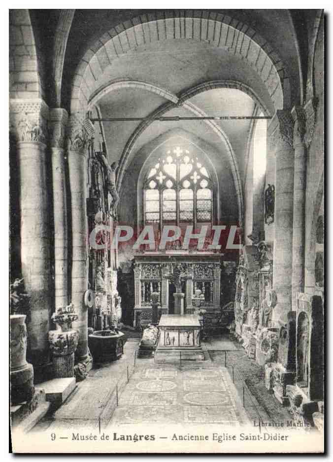 CPA Musee de Langres Ancienne Eglise Saint Didier