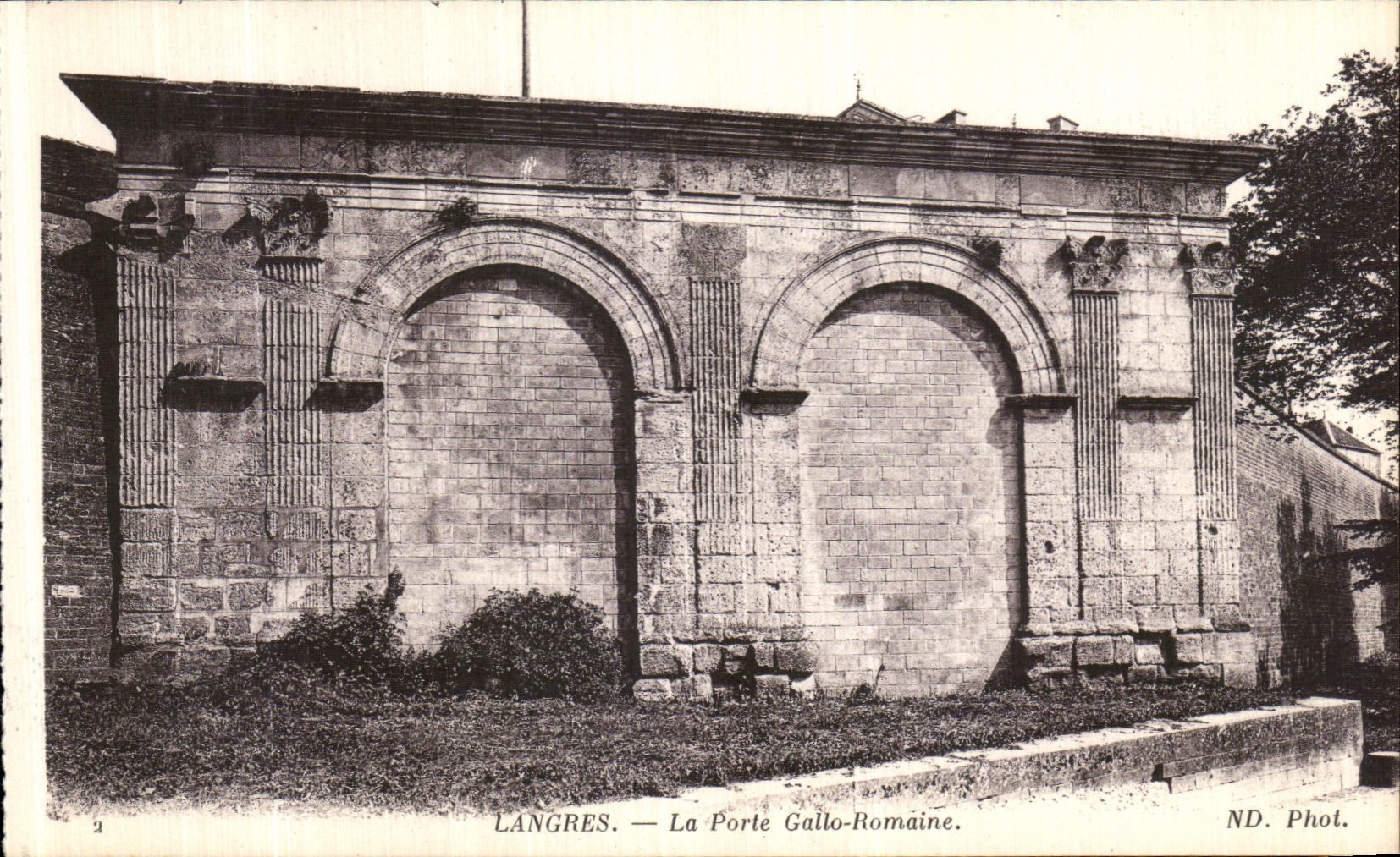 CPA Langres La Porte Gallo Romaine