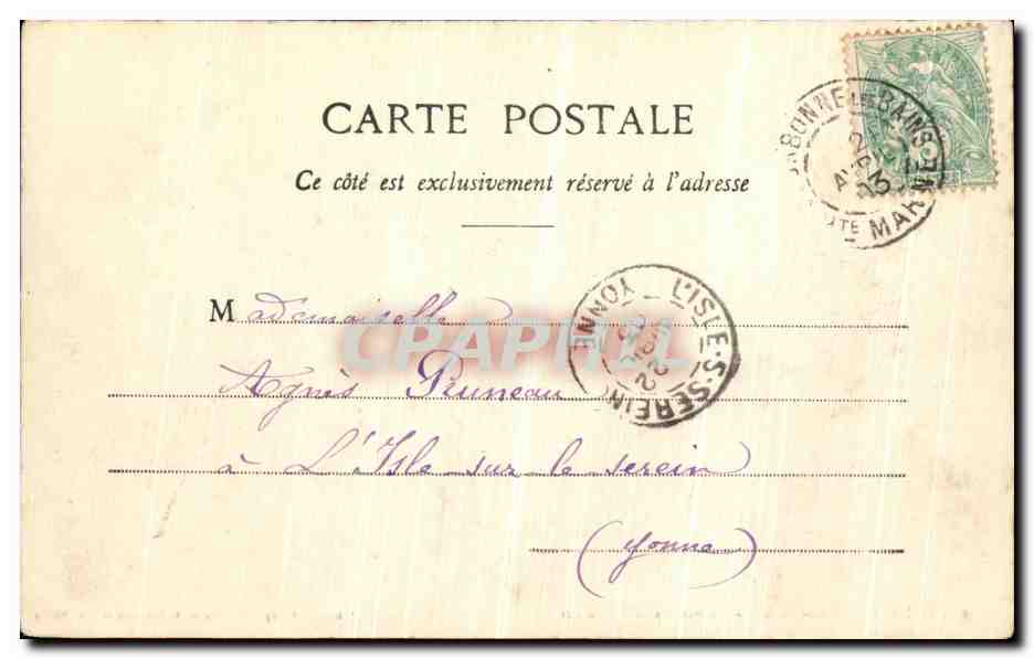 CPA Bourbonne les Bains Ruines Gallo romaines Enfants — Rückseite