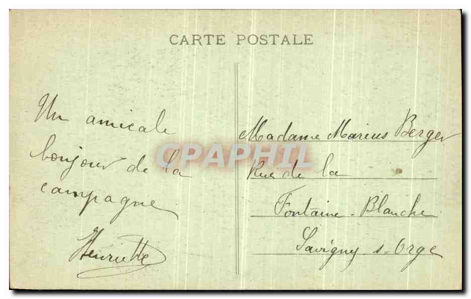 CPA Bourbonne les Bains Le Casino — Back