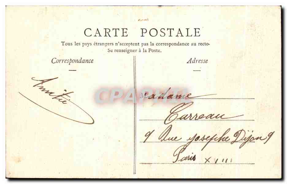 CPA Mayenne Quai Carnot et Pont Neuf — Rückseite