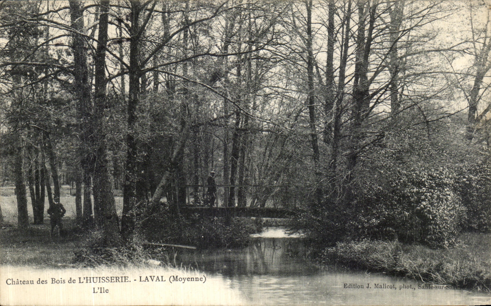Château des Bois de L'HUISserie - LAVAL (Moyenne) — Édition J. Malicot, phot., Sable-sur-Sarthe
