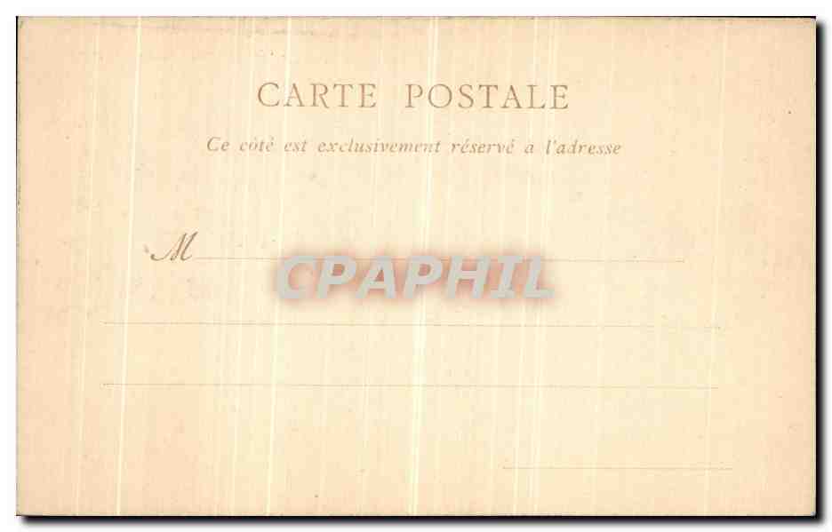 CPA Laval Cour du Vieux Chateau — Rückseite