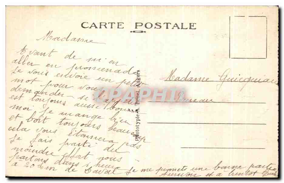 Laval (Mayenne) — Le Bassin du jardin de la Perrine — A. B. — Reverso