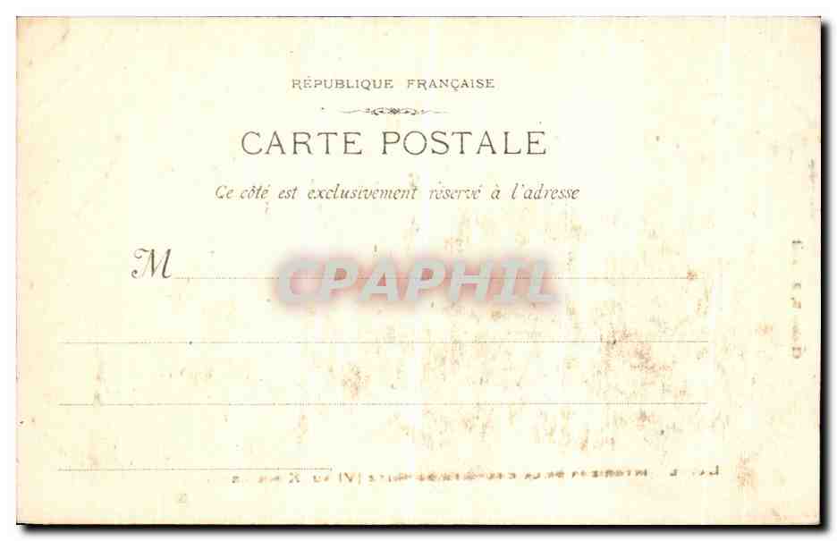 CPA Laval Interieur de la Chapelle de Pritz — Back