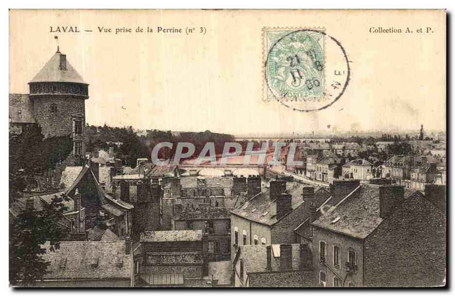 CPA Laval Vue Prise de la Perrine