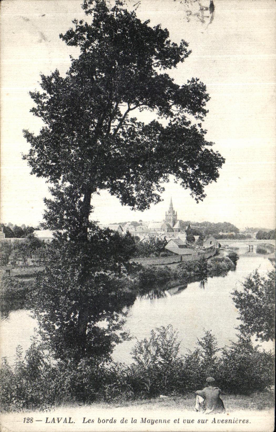 CPA Laval Les Bords de la Mayenne et Vue sur Avesnieres