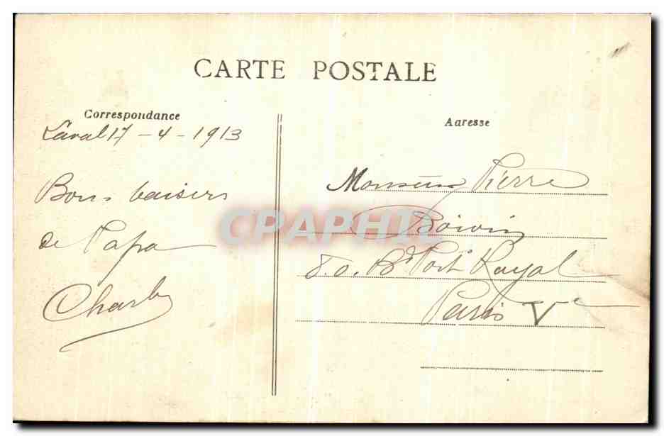 CPA Laval La Mayenne au Pont Neuf — Rückseite