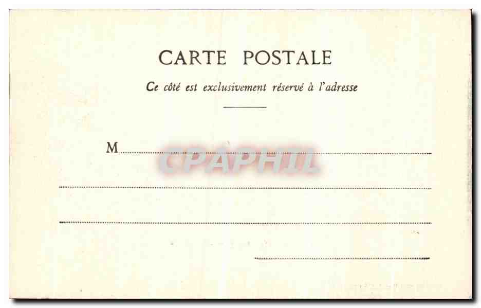 CPA Nancy palais de la carriere — Verso