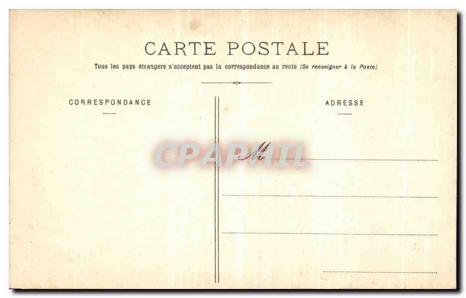CPA Nancy Place de la Carriere vue prise de l arc de triomphe  — Verso
