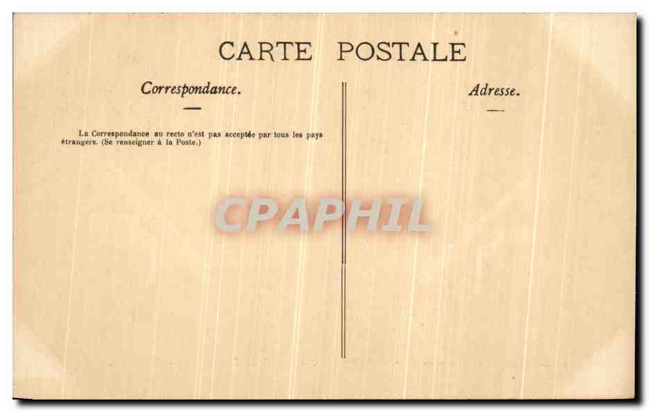 CPA Nancy Grilles de Jean Lamour Rue de la Constitution Cathedrale — Verso