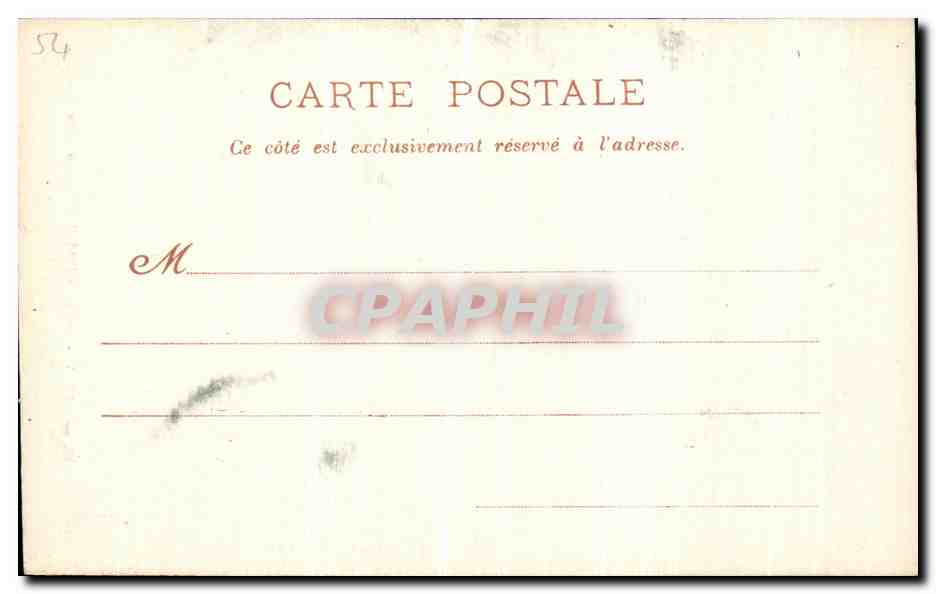CPA Nancy Cour de l hotel d Haussonville u des ARmoises — Verso