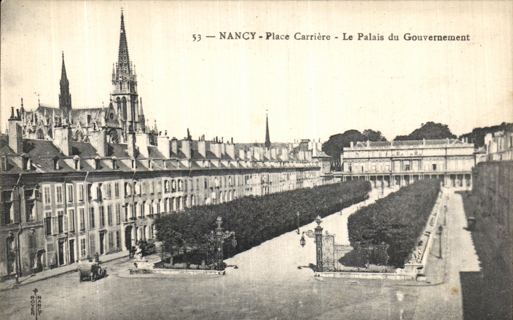 CPA Nancy Place Carriere Palais du gouvernement