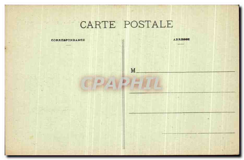 CPA Nancy Place Carriere Palais du gouvernement — Verso