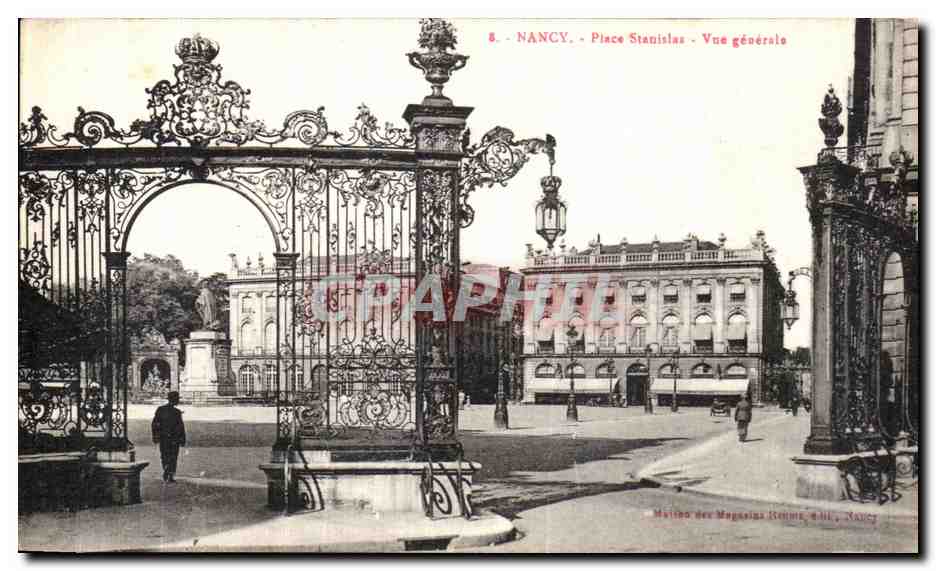 CPA Nancy Place Stanislas Vue generale