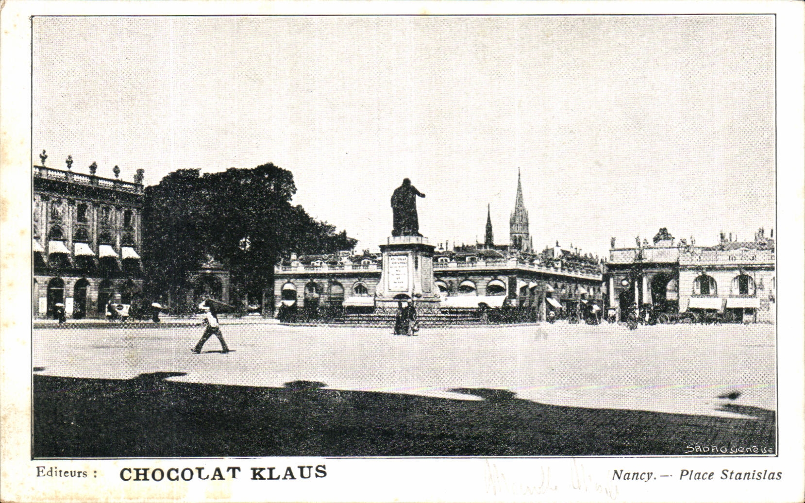 CPA Nancy Place Stanislas Chocolat Klaus