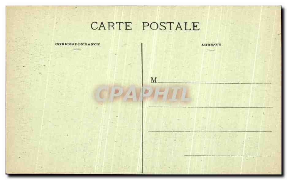 CPA Nancy La Place Stanislas L Hotel de Ville — Verso