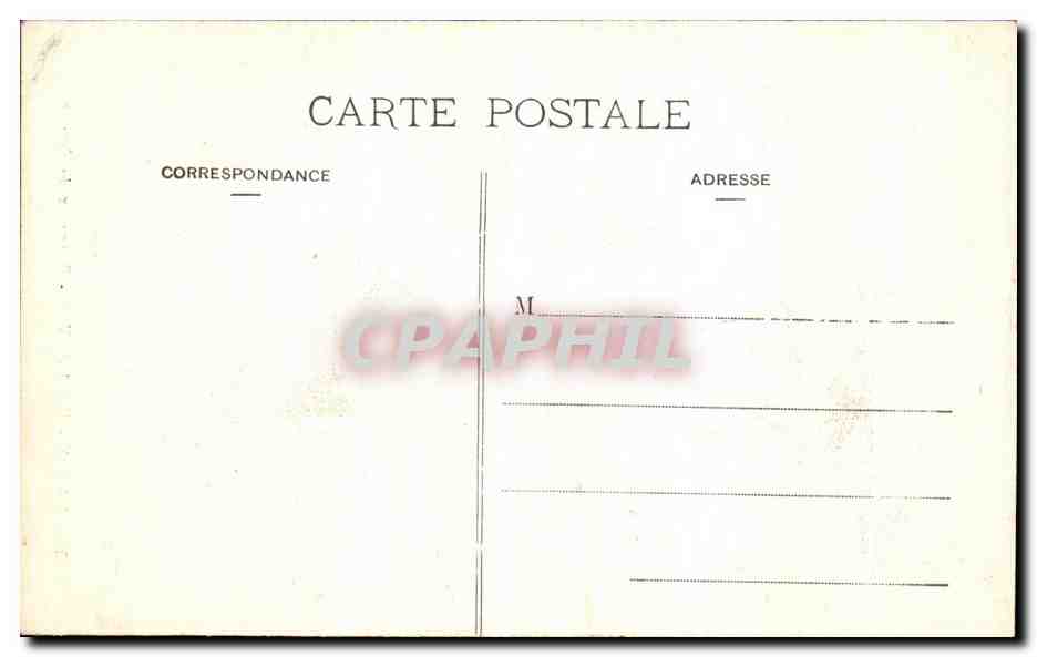 CPA Nancy Hotel de Ville Panneaux de Friant — Verso