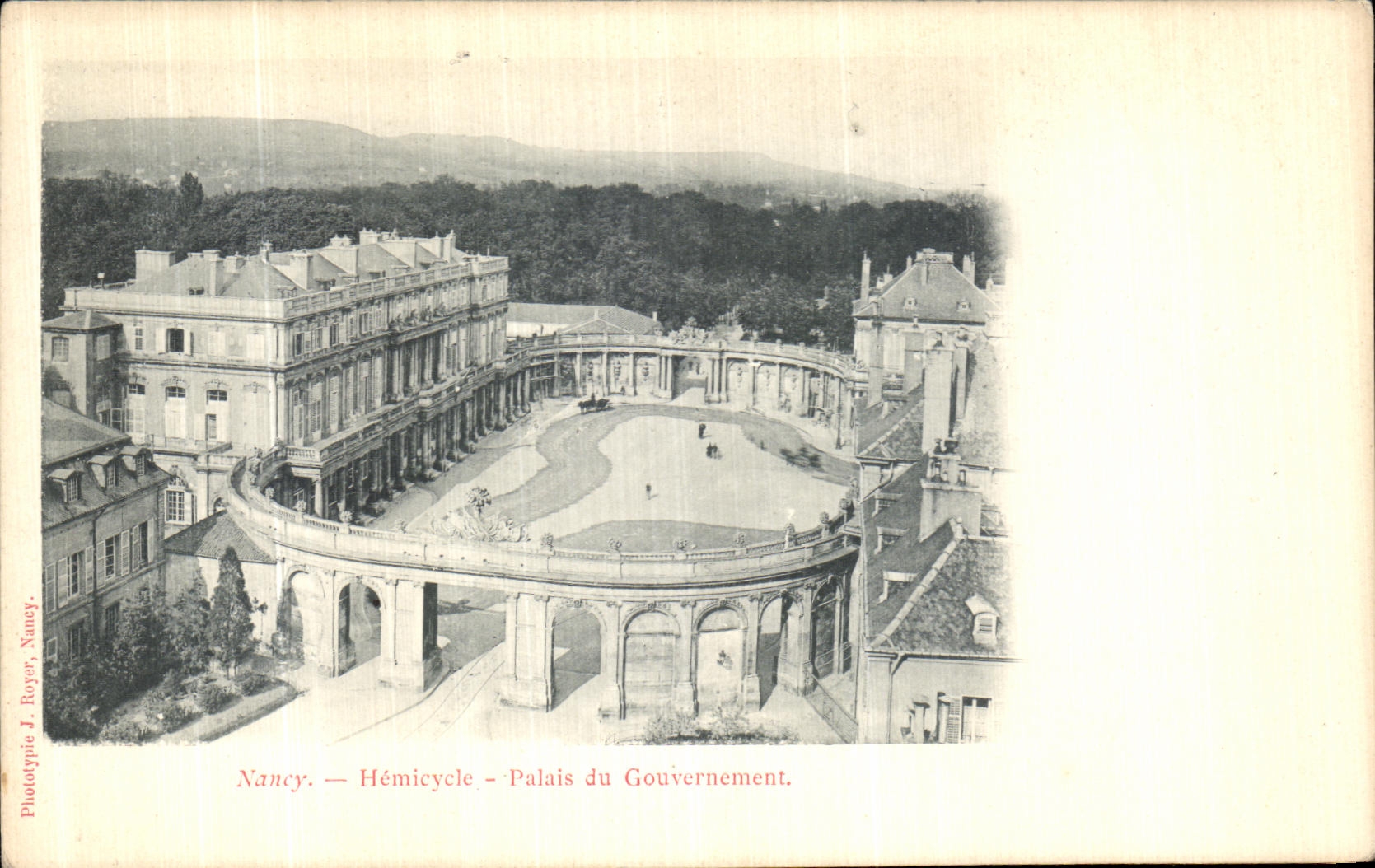 CPA Nancy Hemicycle Palais du Gouvernement