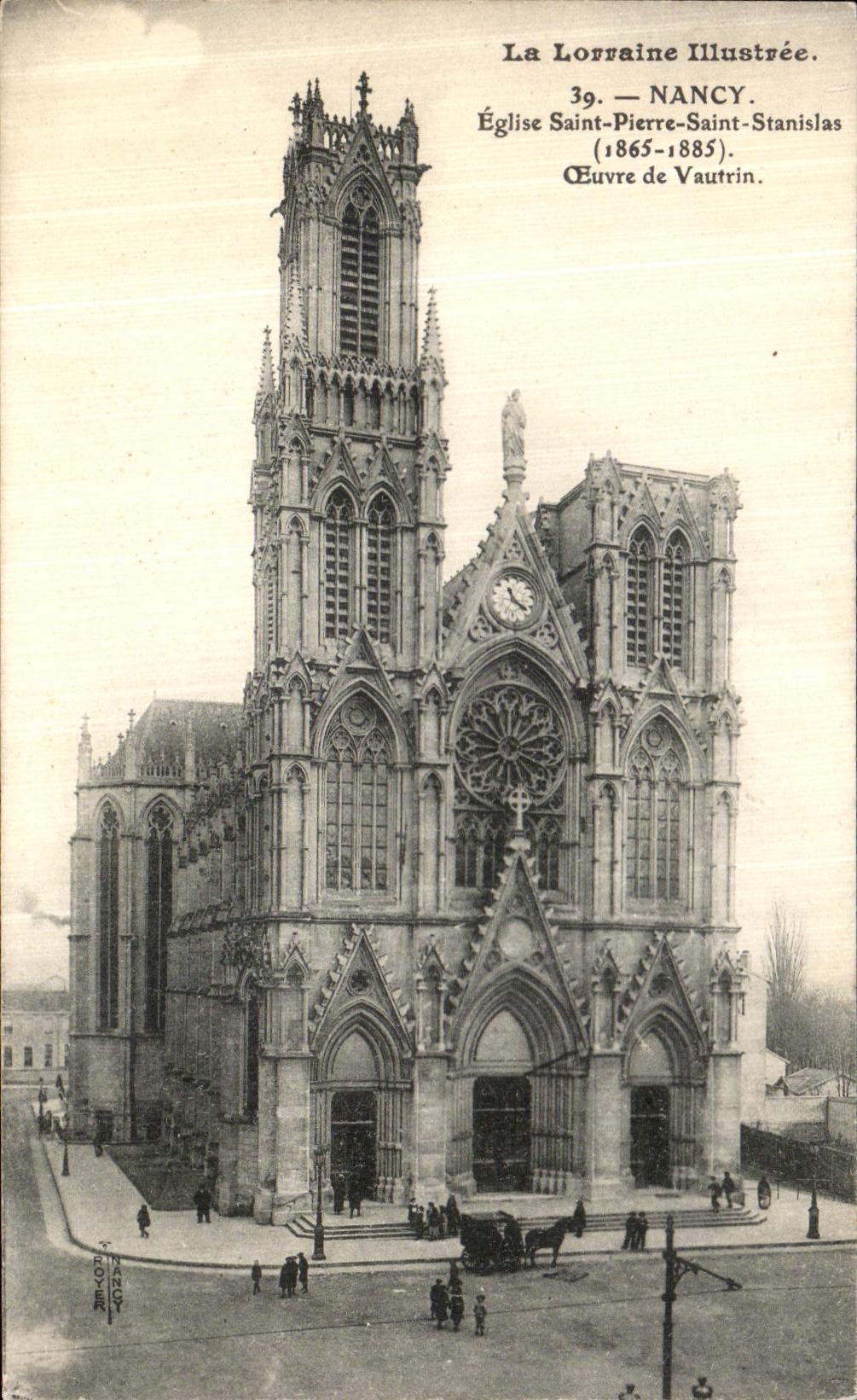 CPA Nancy Eglise Saint Pierre Saint Stanislas