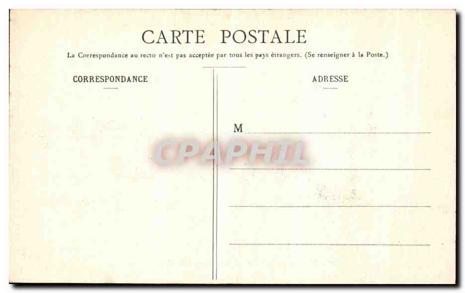 CPA Nancy Arc de Triomphe Vue Prise de la Place Carriere — Verso