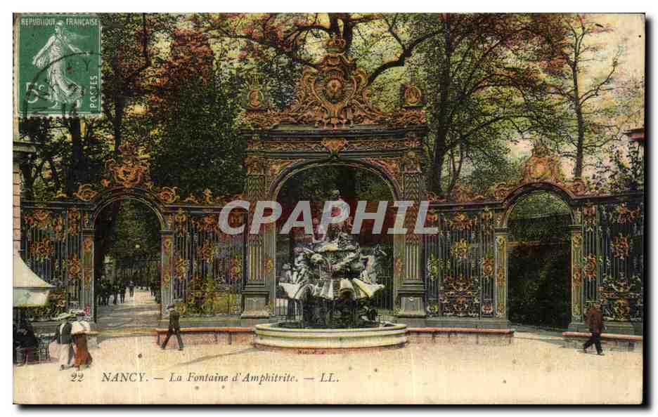 CPA Nancy La Fontaine d Amphitrite