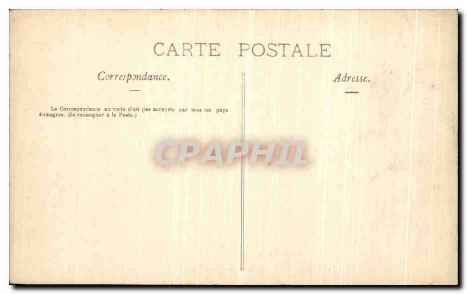 CPA Nancy Fontaine de Neptune Par Guibal et Grille de Jean Lamour  — Verso