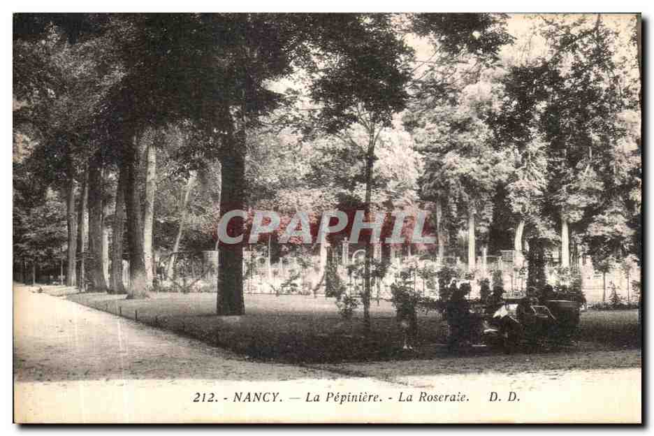 NANCY — La Pépinière - La Roseraie — D. D.