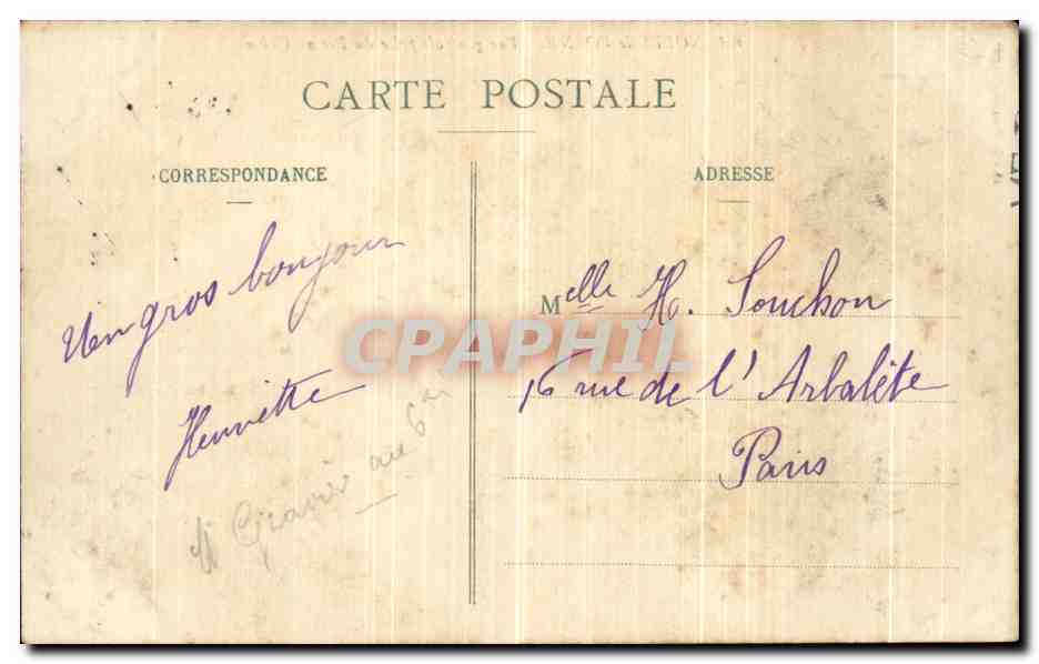 CPA Bagnoles De L Orne Vue Generale Prise de Roc au Chien  — Rückseite