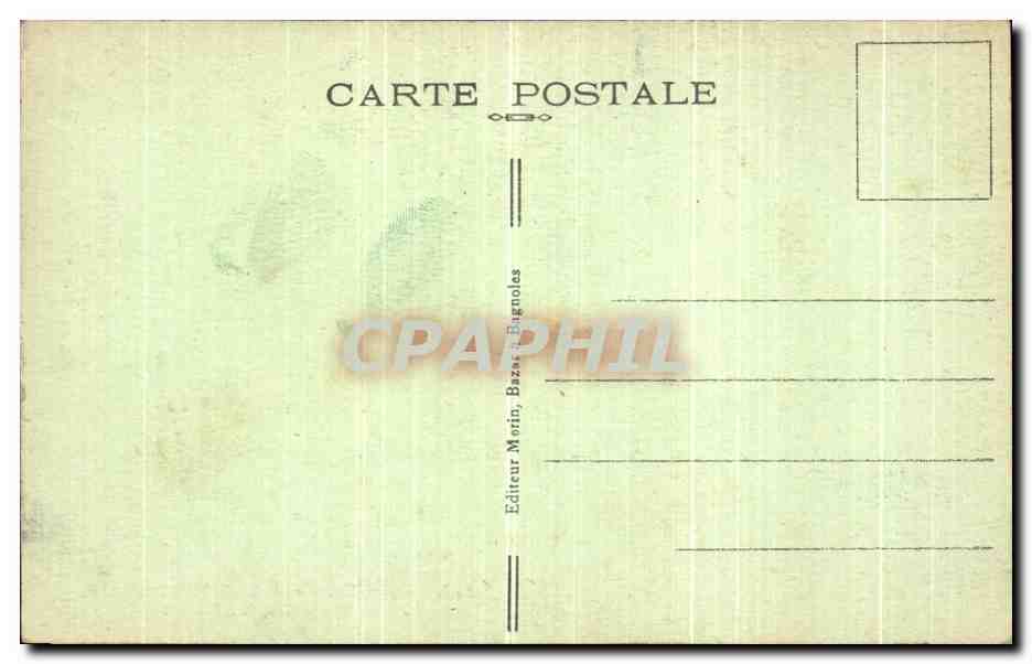 CPA Station Thermale de Bagnoles de L Orne Chapelle Saint Jean Baptiste  — Rückseite