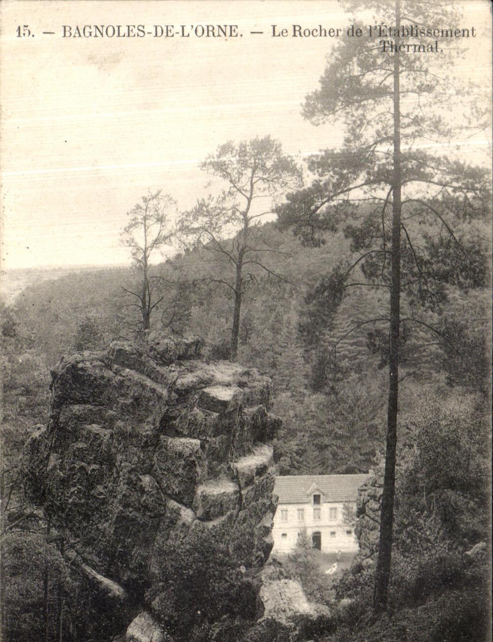 Bagnolles-de-l'Orne — Der Felsen des Thermalbetriebs — n°15