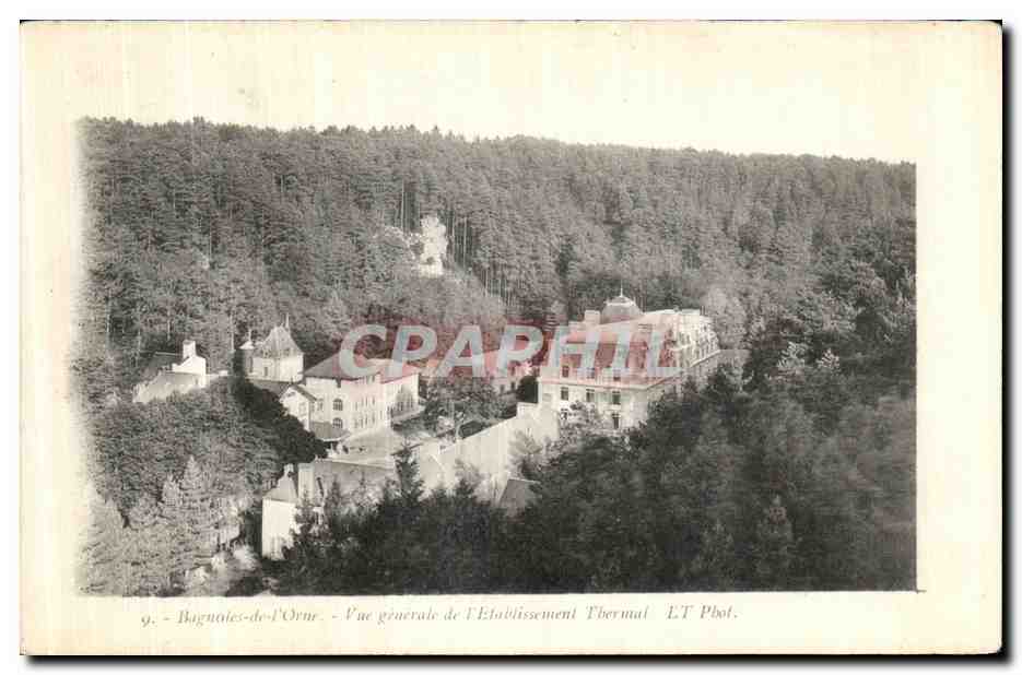 Bagnolles-de-l'Orne — Allgemeiner Blick auf die Thermalanlage — Verlag ET Phot.
