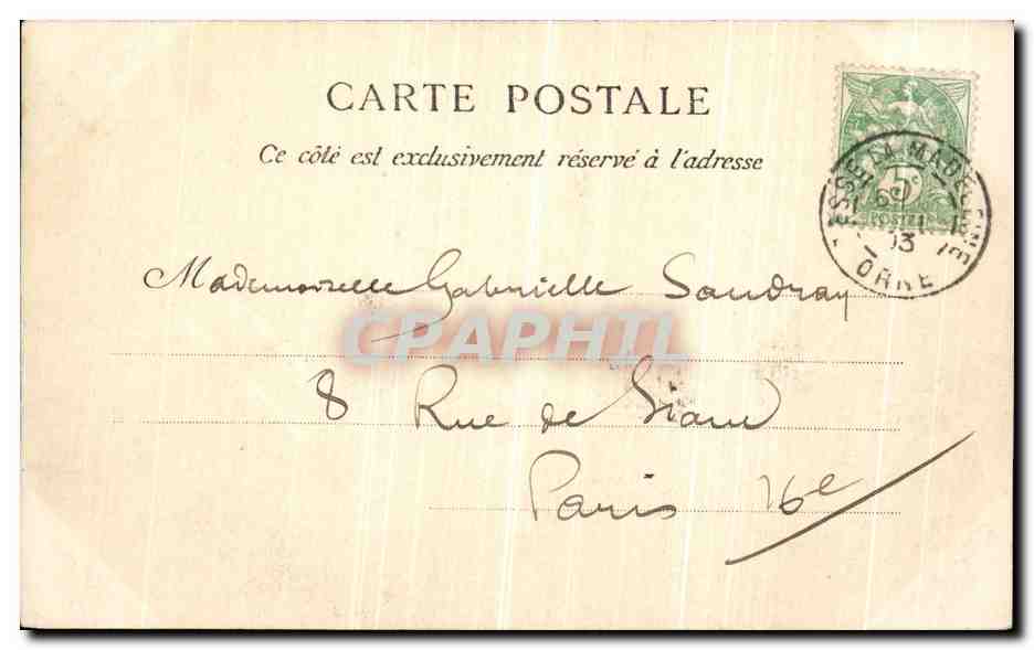 Bagnolles-de-l'Orne — Vue générale de l'Établissement Thermal — La Normandie — Verso