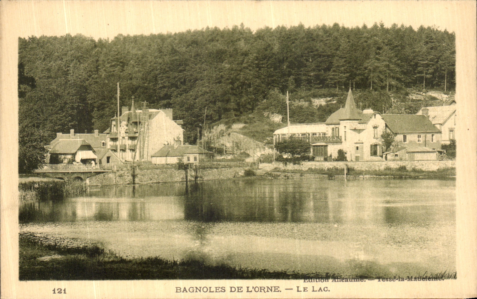 Bagnoles de l'Orne — Le Lac — Édition Alleaume — Tessel-la-Madeleine