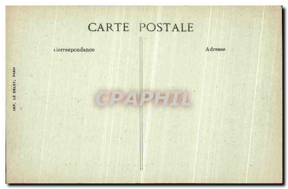 Bagnoles-de-l'Orne — Vista sul Grand Hôtel e sul Lago — Imp. Le Delézy, Parigi — Verso