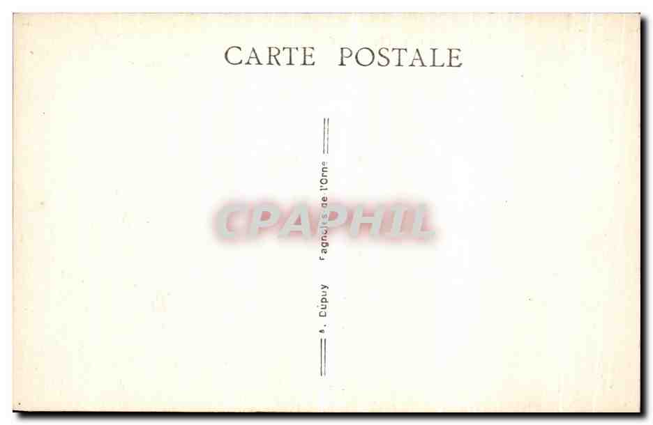 CPA Bagnoles de L Orne Chateau de Couterne  — Rückseite