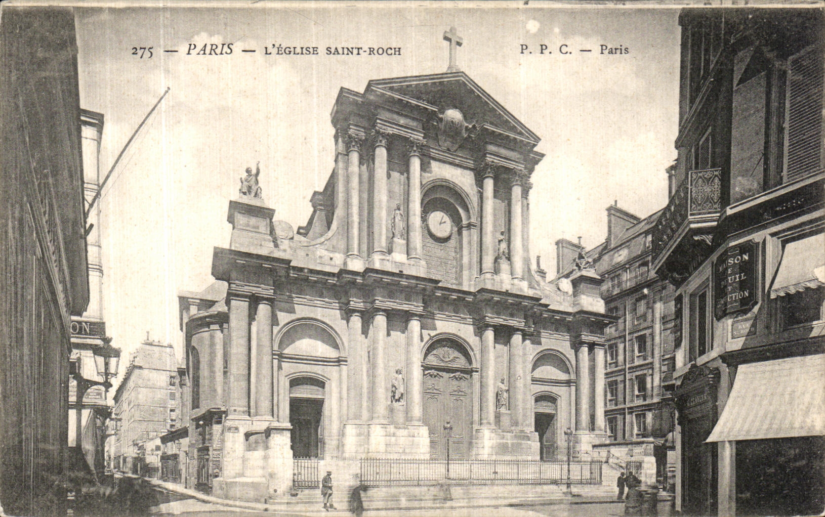 CPA Paris L Eglise Saint Roch