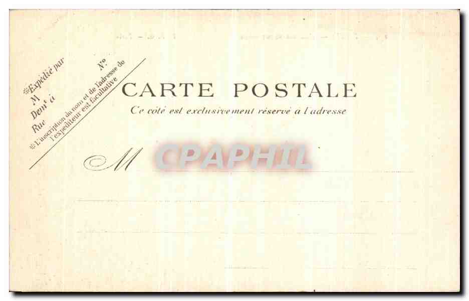 CPA Paris L Eglise Saint Roch — Rückseite