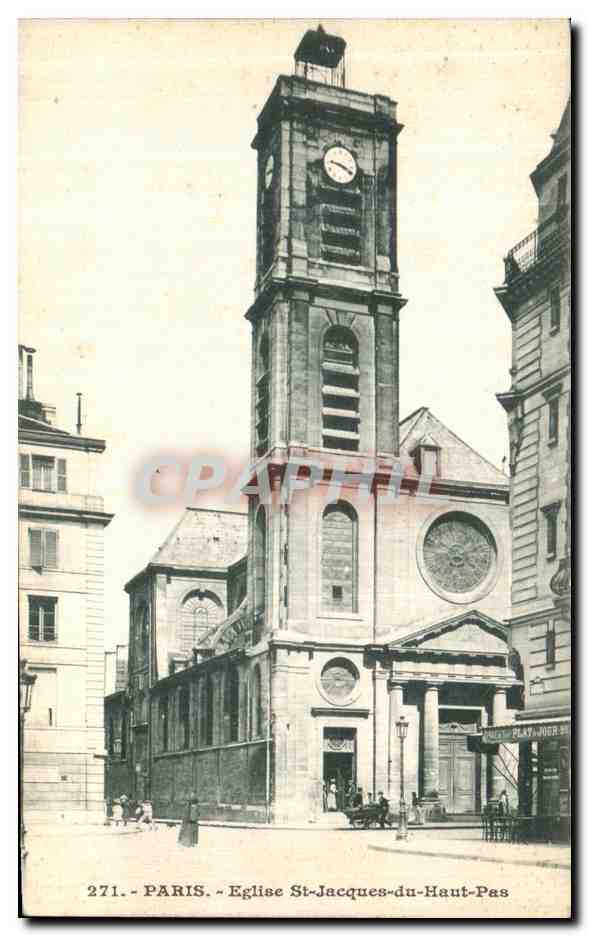 CPA Paris Eglise St Jacques de Haut Pas