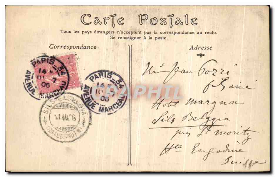 CPA Paris Musee Guimet Asinaga L homme aux longues jambes l homme aux longs bras Japon — Rückseite