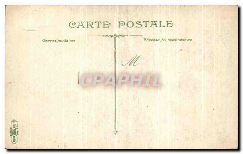 CPA Paris Le Tuileries L allee Centrale et le Monument Quand Meme — Rückseite
