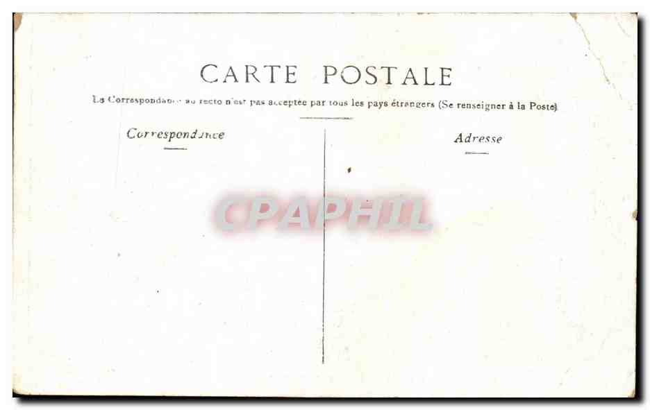 CPA Paris Theatre du Vaudeville et boulevard des Italiens — Verso