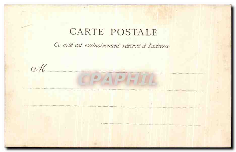 CPA Paris Faculte de Medecine Cour interieure  — Rückseite