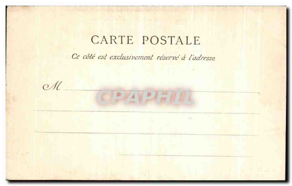 CPA Paris Ecole des Beaux Arts — Rückseite