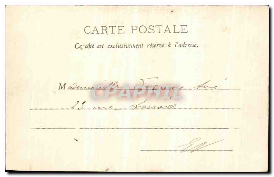 CPA Paris La Nouvelle Sorbonne — Rückseite