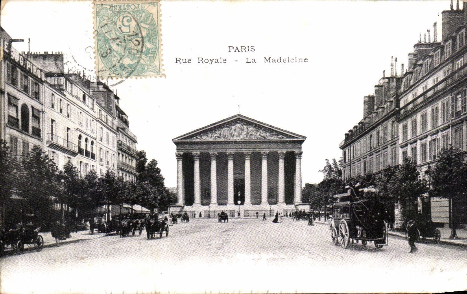 CPA Paris Rue Royale La Madeleine