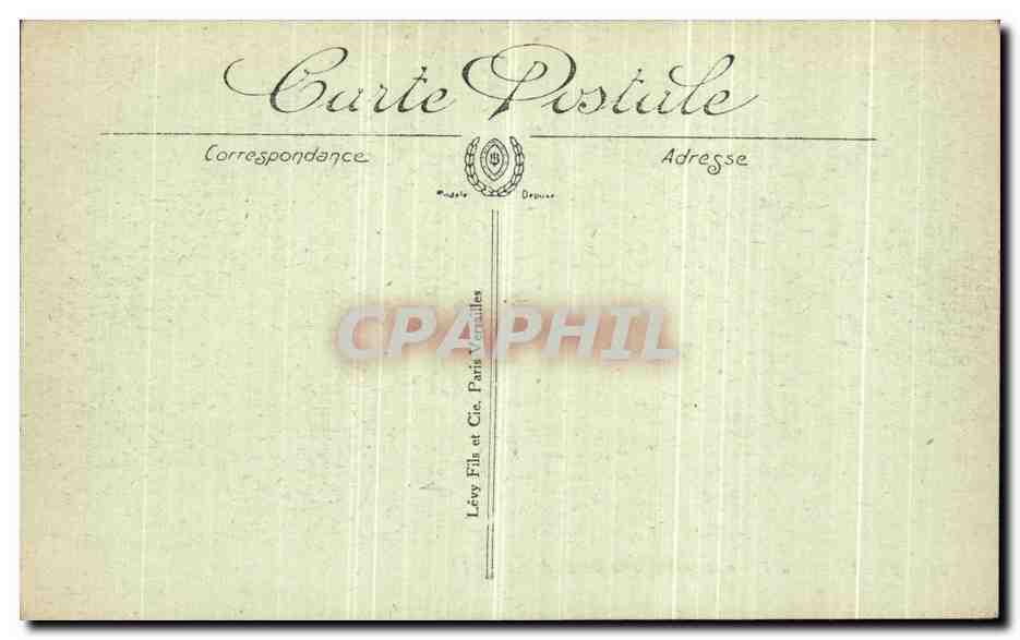 CPA Paris La Place et le Theatre du Chatelet — Verso