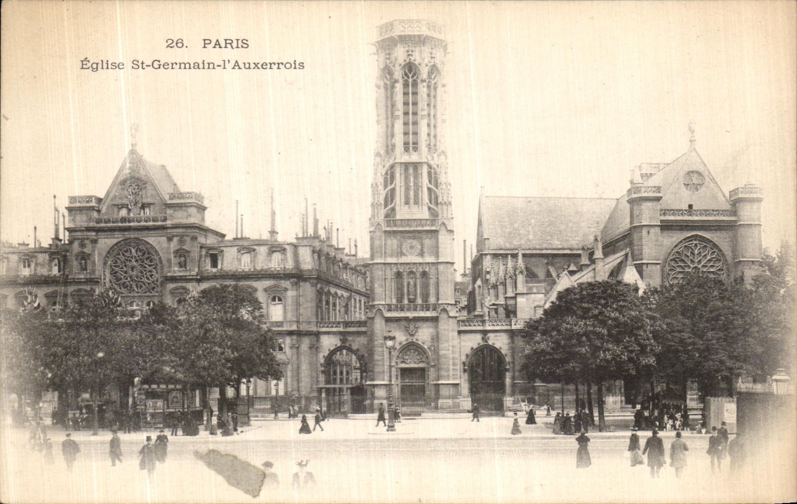 CPA Paris Eglise st Germain l Auxerrois 